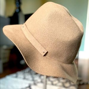 Anthropologie Tan Wool Hat